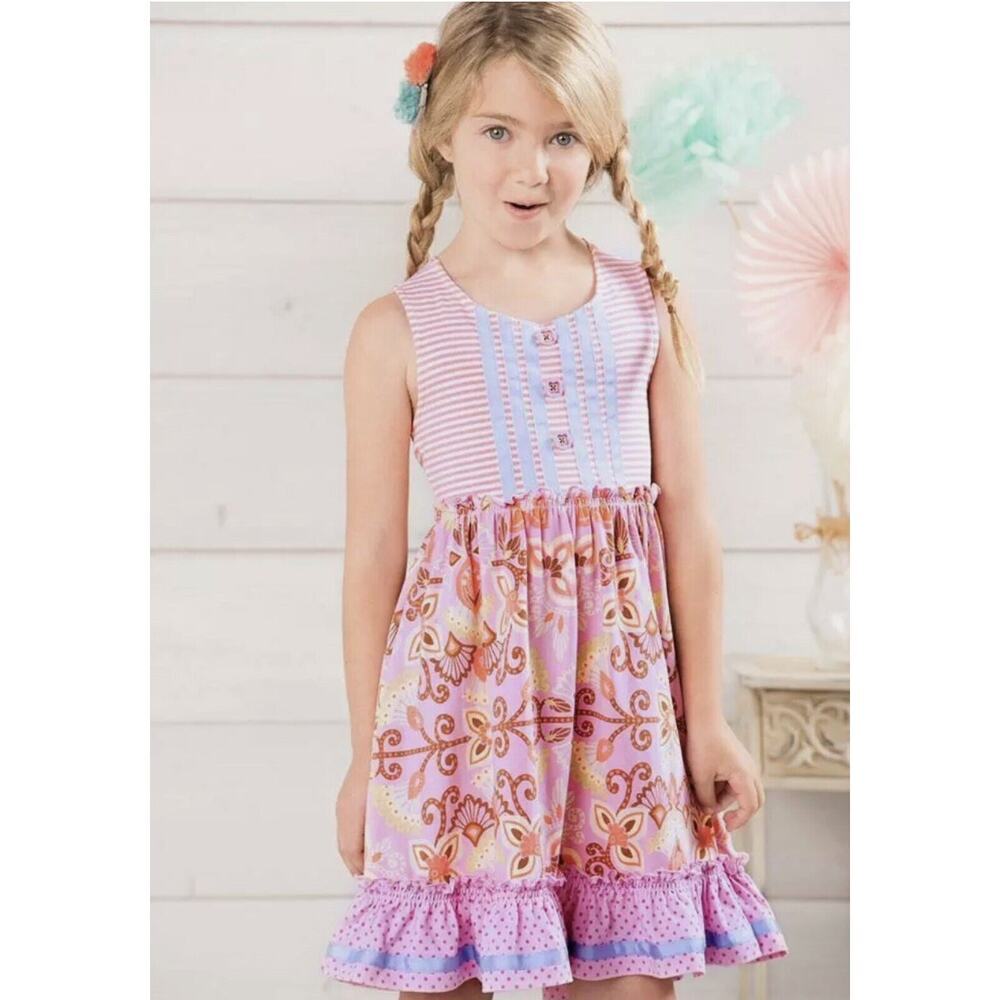 Matilda Jane Adventure Begins Dress Girls Size 2 Good used condition One flaw